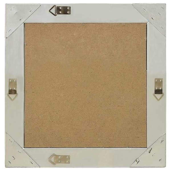 Maison Exclusive - Barockstil väggspegel 50x50 cm Silverfärgad