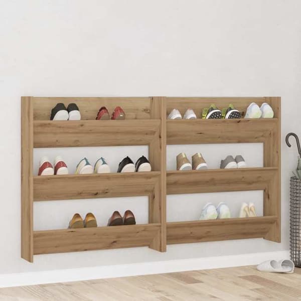 Maison Exclusive - Kengäteline 2 kpl 85 x 18 x 90 cm Tekninen puu