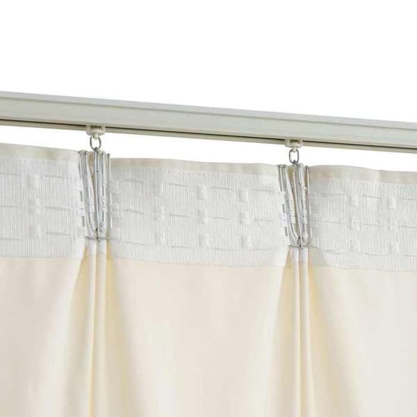 Valoeste - Maison Exclusive - Sametti - Metallikoukut - Kermansävy 140x175 cm Grädde
