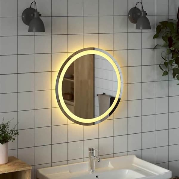 Maison Exclusive - LED-kylpyhuonepeili 50 cm pyöreä