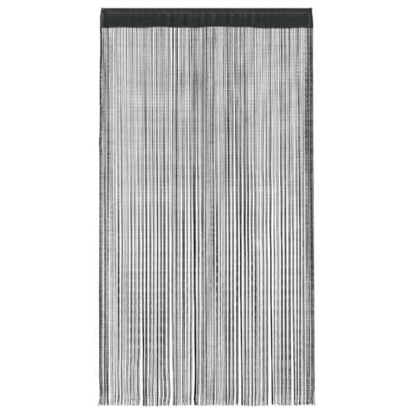 Gardiner i tråd - Eksklusivt Hus - 140 x 250 cm - Sort - 2 stk. Svart