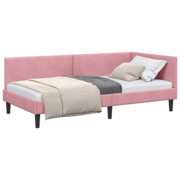 Maison Exclusive - Kulmasänky Rose 90 cm x 200 cm Sametti
