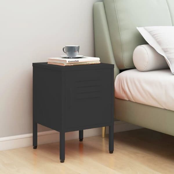 Maison Exclusive - Natbord Anthracit 35x35x51 cm Stål antracit