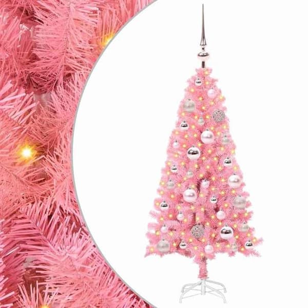 Maison Exclusive - Julgran Rosa 120 cm PVC