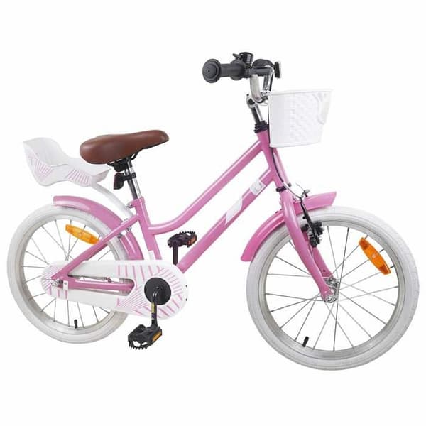 Maison Exclusive - Cykel för Barn 18 Tum för 5-7 År Ljusrosa Ljusrosa