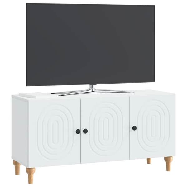 Maison Exclusive - TV-möbel Vit 99 x 34,5 x 50 cm Ingenjörsträ