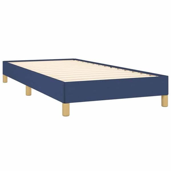 Maison Exclusive - Sengestel uden madras blå 80x200 cm stof