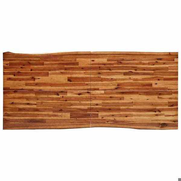 Maison Exclusive - Spisebord 200x90x75 cm i solid akacietræ med skarp kant