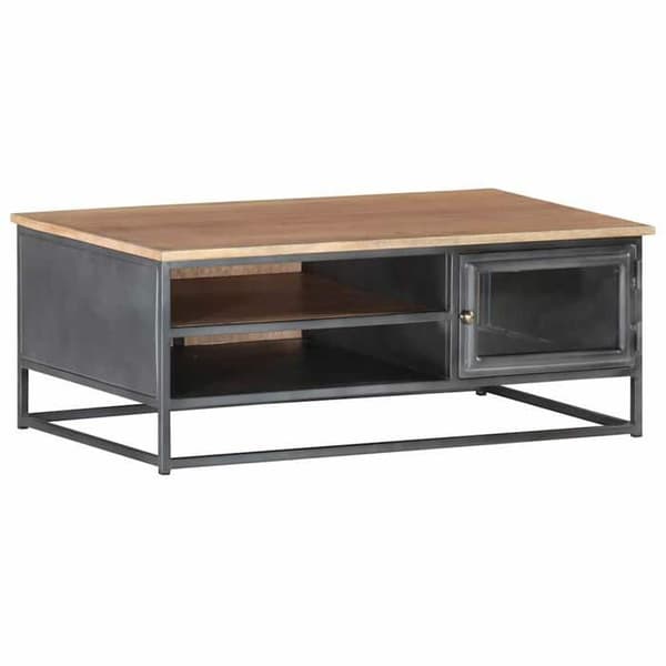 Maison Exclusive - Sofabord Grå 90x50x35 cm Massivt akacietræ Grå