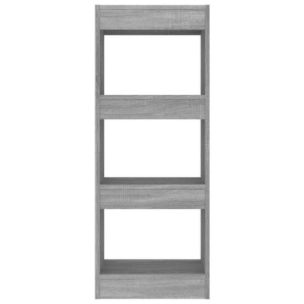 Maison Exclusive - Bibliotek/Rumsavdelare Sonoma grå Ingenjörsträ Sonoma grå