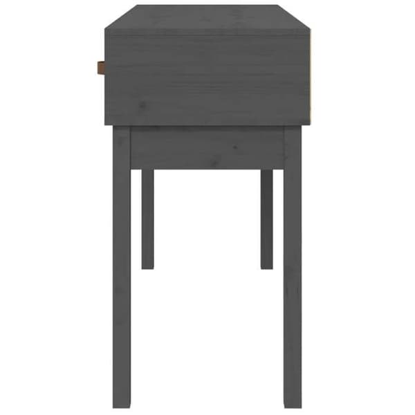 Maison Exclusive - Konsolbord Grå 114x40x75 cm Massivt furu Grå