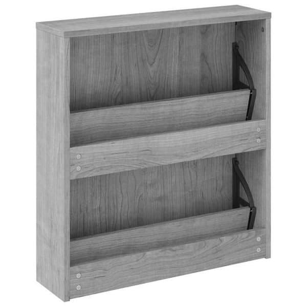 Maison Exclusive - Peilikaappi kenkäkaappi 2 tasoa Sonoma harmaa 63x17x67 cm