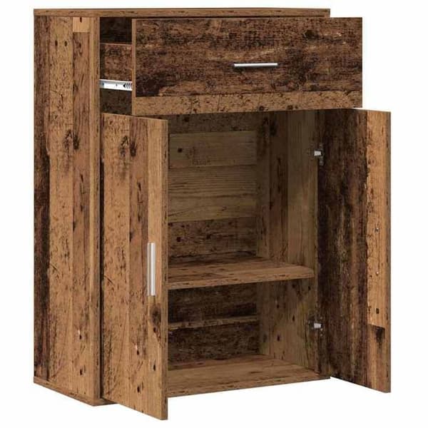 Buffé - EXKLUSIVT HEM - 60 x 30 x 84 cm - Ingenjörsträ - Nutida - Rymlig förvaring