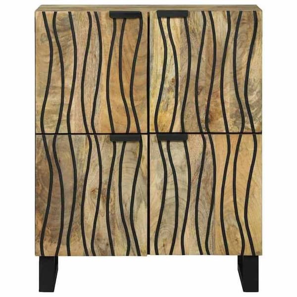 Buffet - EKSKLUSIVT HUS - Eksklusivt Hus - Massivt mango træ - 60 x 33 x 75 cm - Brun brun