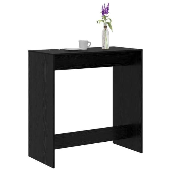 Barbord - EKSKLUSIV HUS - 102 x 50 x 103,5 cm - Ingeniørtræ - Sort eg - Rektangulær