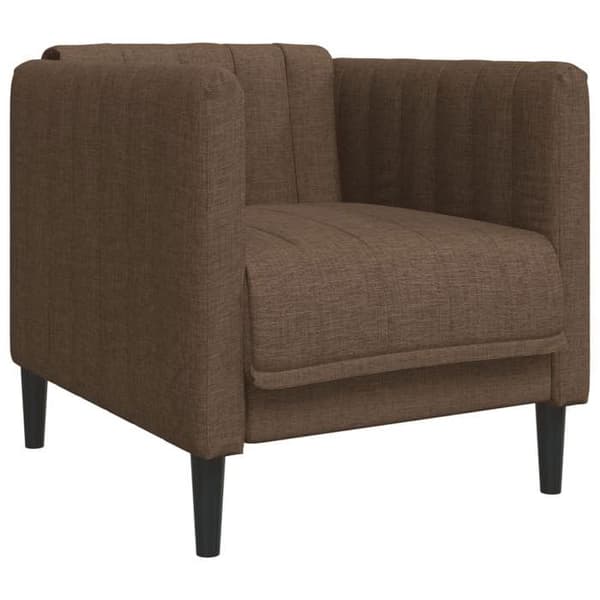 Maison Exclusive - Sæt af 3 brune stofsofaer