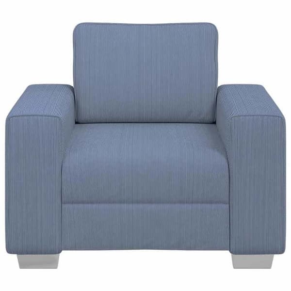 Maison Exclusive - Blå sofa stol 100x77x82 cm i fløjl