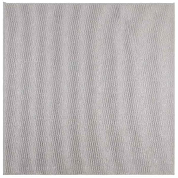 Inomhusmatta - EXKLUSIVT HEM - LUGO - Kräm - 200 x 200 cm - Halkfri polyester Grädde