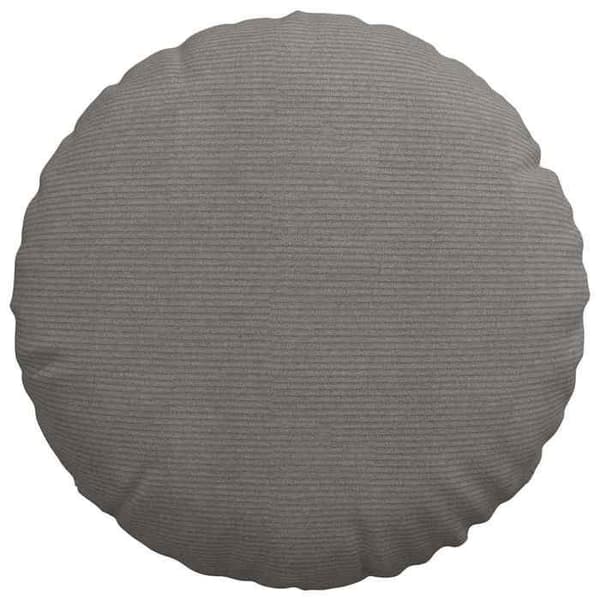 Istuinalusta - EXKLUSIIVINEN KOTI - Pyöreä 50 cm - Kammattu sametti - Polyesteritäyte - Irrotettava päällinen