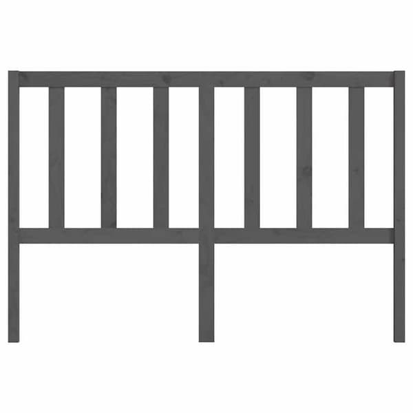 Maison Exclusive - Hovedgærde Grå 166x4x100 cm Massivt fyrretræ
