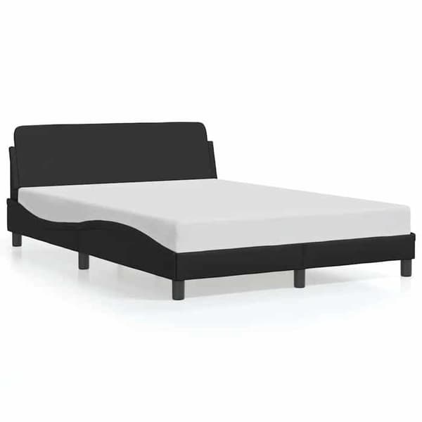 Maison Exclusive - Dover sort sengestel 120x200 cm i kunstlæder Svart