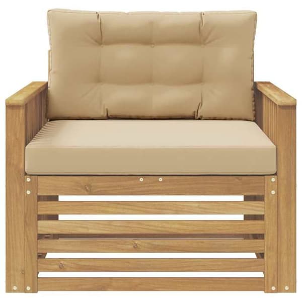 Maison Exclusive - Utomhussoffa Polyester Vit