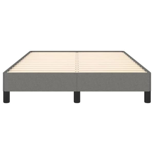 Maison Exclusive - Sängram utan madrass mörkgrå 120x190 cm tyg