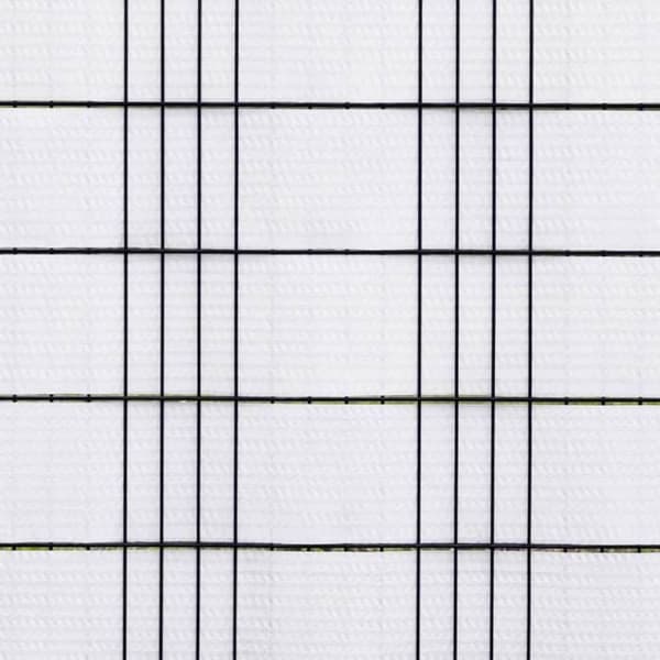 Maison Exclusive - Balkongskärmar 10 st vit 255x19 cm flätad plast Vit