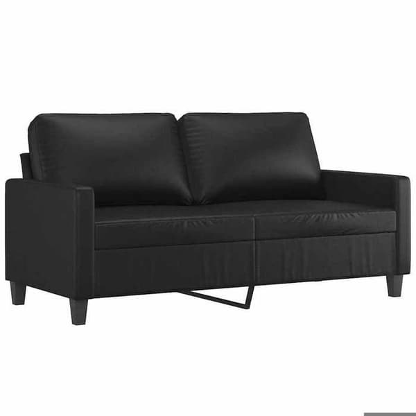 Maison Exclusive - 2-personers Sofa Sort 140 cm Syntetisk Læder