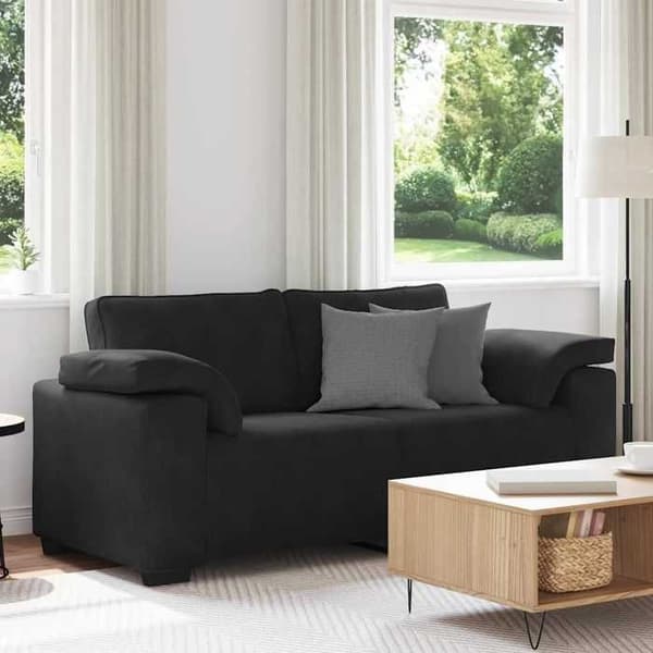 Maison Exclusive - Sort sofa 180x77x82 cm i velour