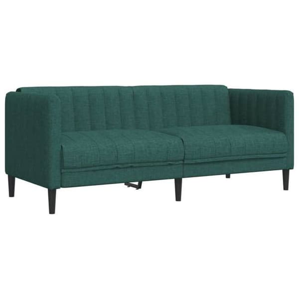 Maison Exclusive - Sofa 2 personer mørkegrøn stof