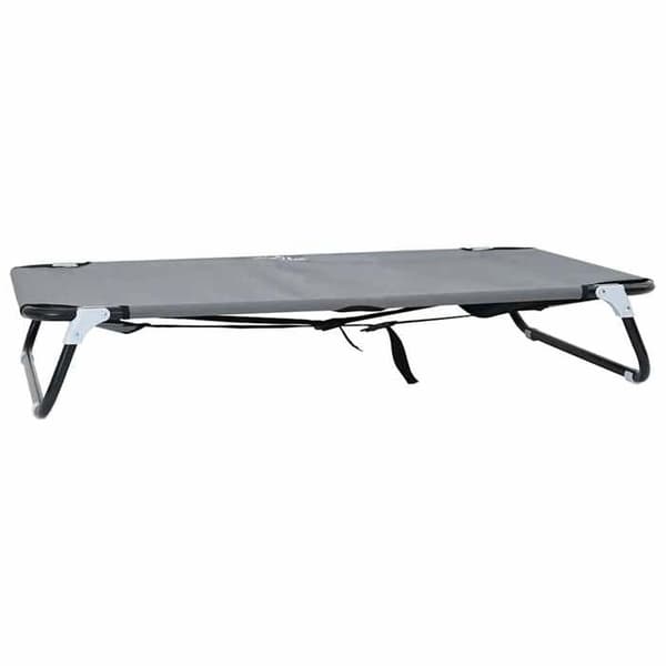 Maison Exclusive - Hundeseng 105 x 65 x 18 cm Lys grå stål