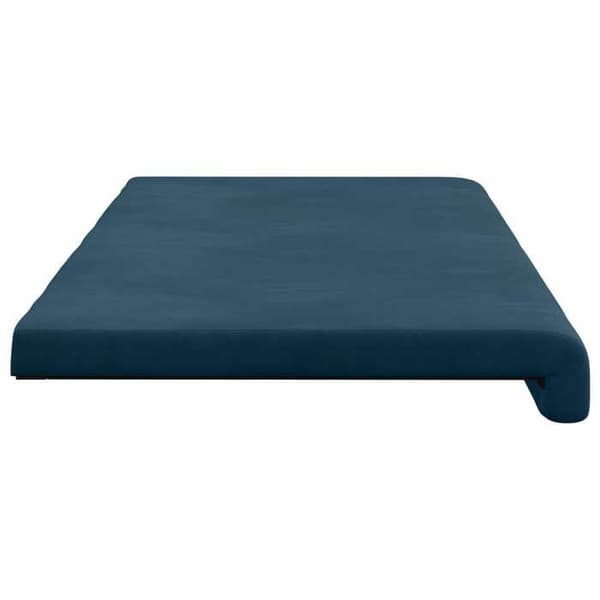 Maison Exclusive - Bänk Kudde Sammet Blå Djup 35 cm