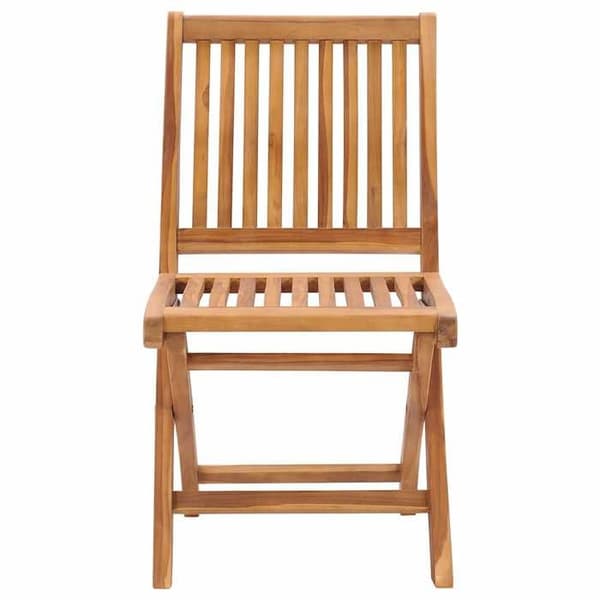 Maison Exclusive - Sammenklappelige stole (sæt af 2) med grå puder, i massiv teak grå (kuddar)