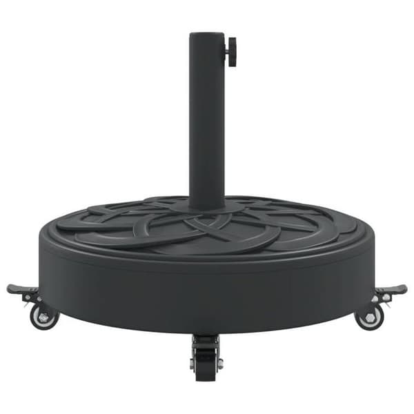 Maison Exclusive - Parasolbase med hjul til stænger Ø38 / 48 mm 27 kg rund