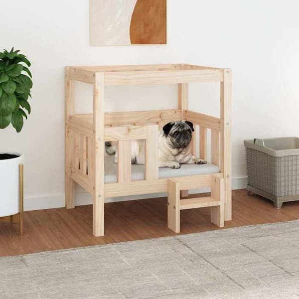 Maison Exclusive - Hundsäng 65,5x50,5x70 cm Solid furu