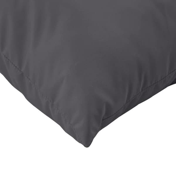 Sofa puder - EKSKLUSIV HUS - 50x50 cm - Sæt af 4 - Antracit - UV-bestandig polyester antracit