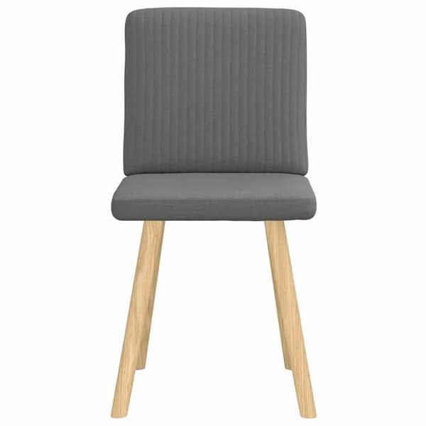 Maison Exclusive - 2 tummanharmaata kangasruokatuolin setti