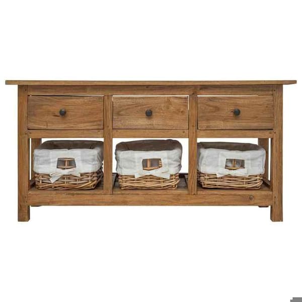 Maison Exclusive - Buffet i massiv mahogni 100x30x50 cm