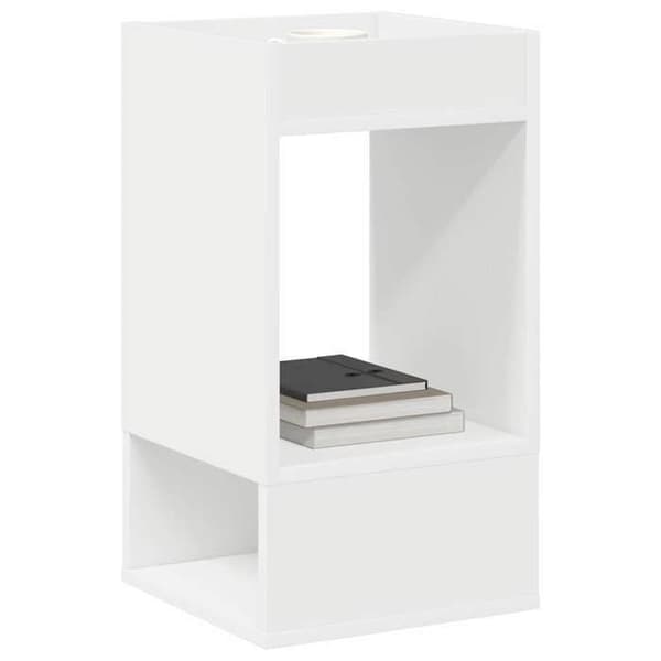 Maison Exclusive - Sidobord 2 delar Vit 30 x 30 x 56 cm Vit