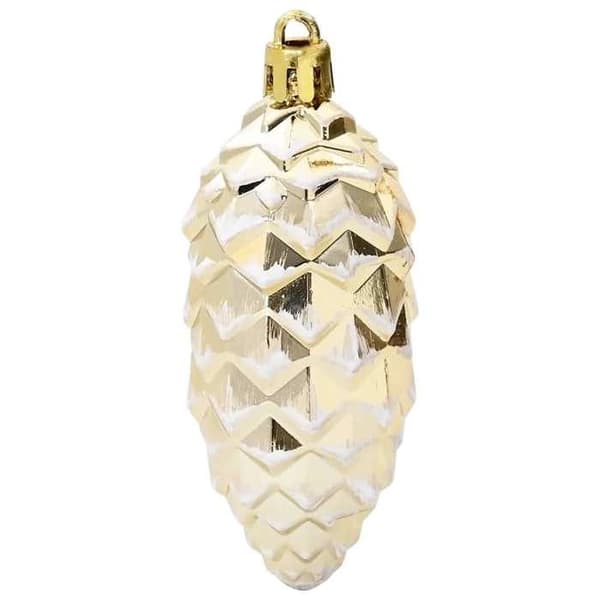 Maison Exclusive - Julefyrrekogle Bold 40 stk Doré 4 x 9 cm Plastik