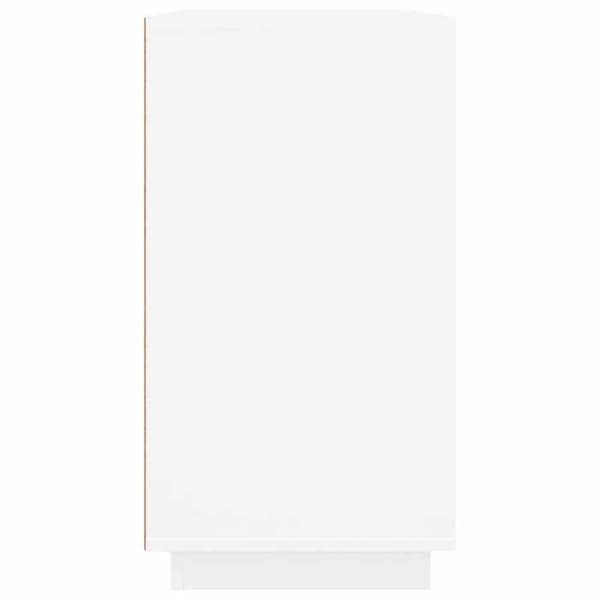 Maison Exclusive - Hvidt buffet 80x34x75 cm ingeniørtræ Vit