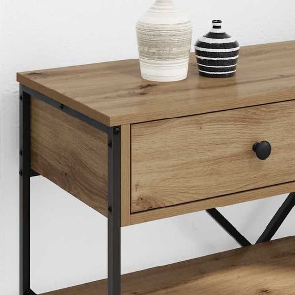 Maison Exclusive - Konsolbord Brun 75 x 34,5 x 75 cm trä brun