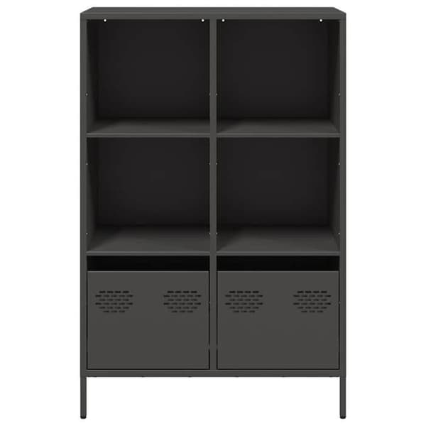 Maison Exclusive - Sort høj buffet 68x39x103,5 cm stål