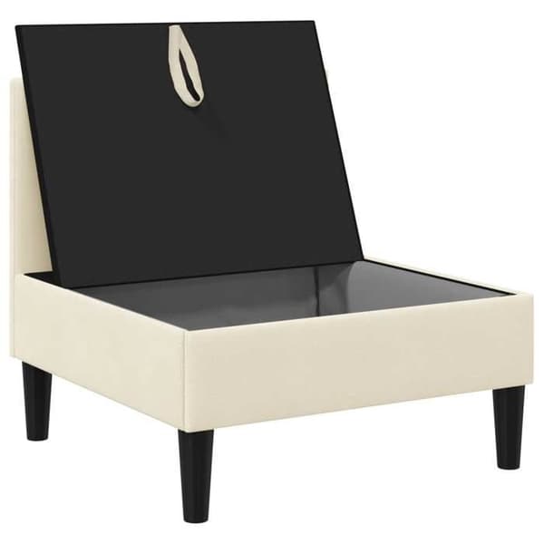 Maison Exclusive - Central sofa med opbevaring Creme Velour