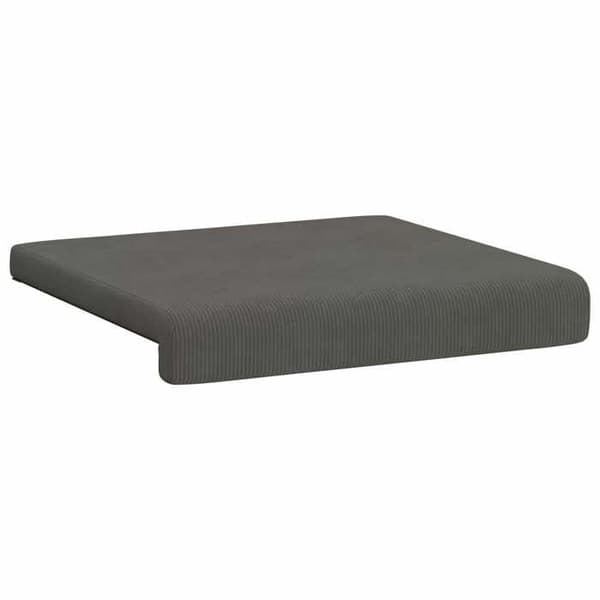 Maison Exclusive - Bänkdyna 2 st sammetstyg Mörkgrå Djup 35 cm