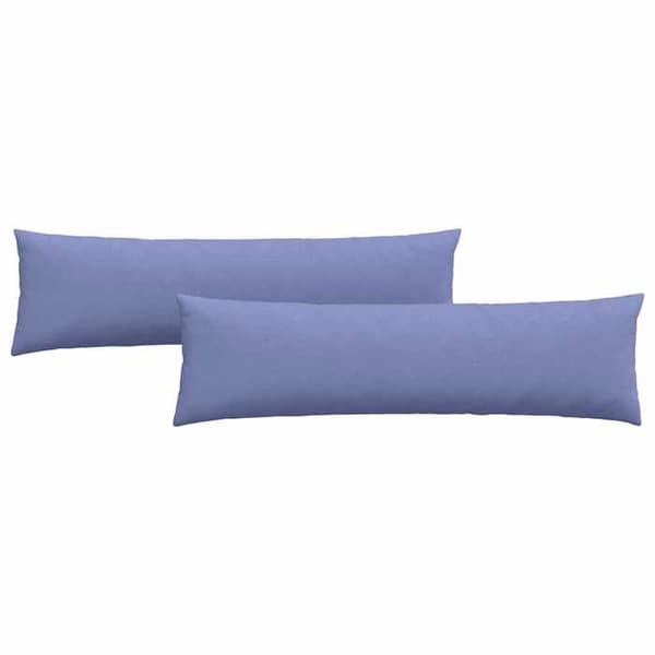 Maison Exclusive - Soffkuddar 2 st tyg Blå denim 145 x 40 cm denim blå