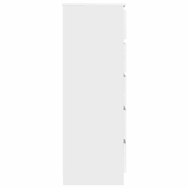 Maison Exclusive - Kommode Hvid 60x36x103 cm Ingeniørtræ