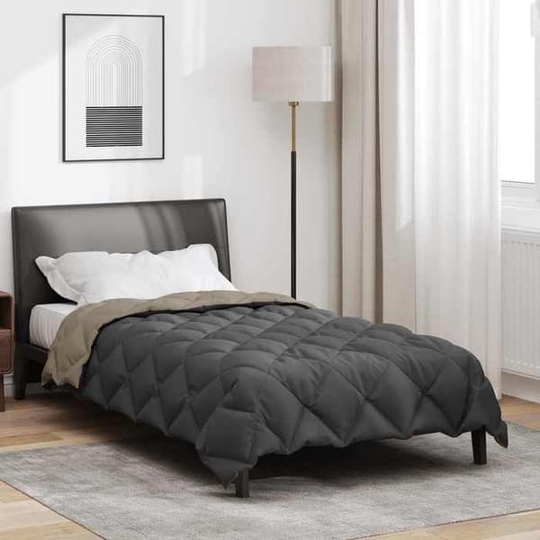 Maison Exclusive - Vinterdyne 140 x 220 cm 450 gsm Mikrofiber (100% polyester)