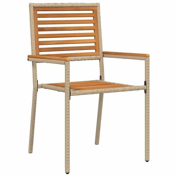 Maison Exclusive - 7 dele have spisebordssæt Beige beige